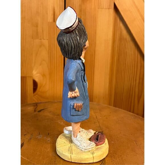 Doug Harris Hand painted Figurine Nurse "Feeling No Pain…” Russ Berrie 13185 - Picture 4 of 6